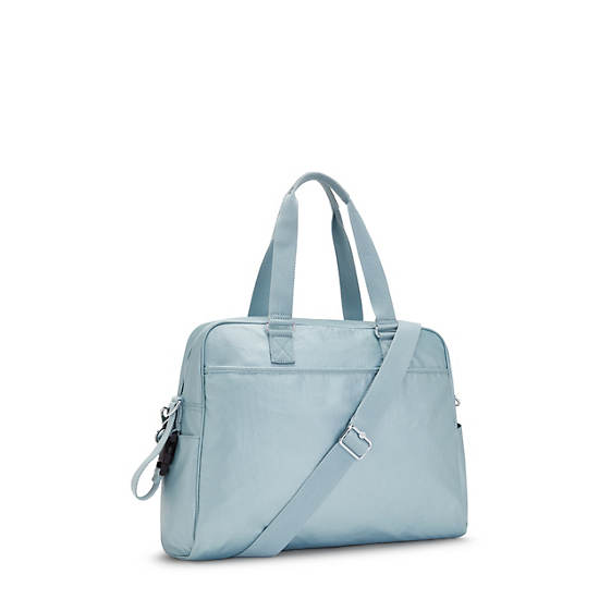 Kipling Alanna Metallic Diaper Bags Pearl Teal Metallic | CA 1241TC